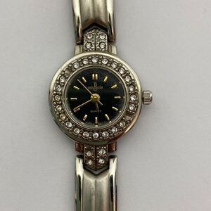Berenger Women's Stainless Steel Solid Brass Japan Movement Studded Round Watch